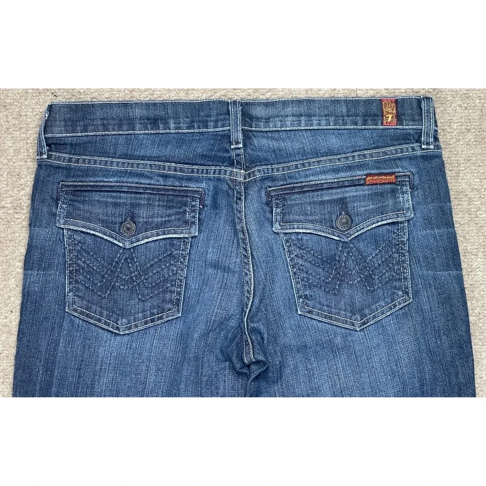 7 For All‎ Mankind Women's Embroidered Bootcut Jeans Size 32